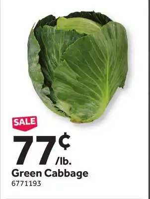 Stop&Shop Green Cabbage offer