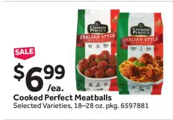 Stop&Shop Cooked Perfect Meatballs offer