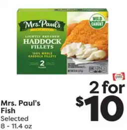 Weis Markets Mrs. Paul's Fish offer