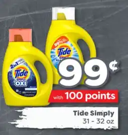 Weis Markets Tide Simply offer