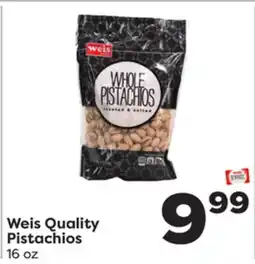 Weis Markets Weis Quality Pistachios offer