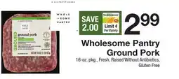 The Fresh Grocer Ground Pork offer