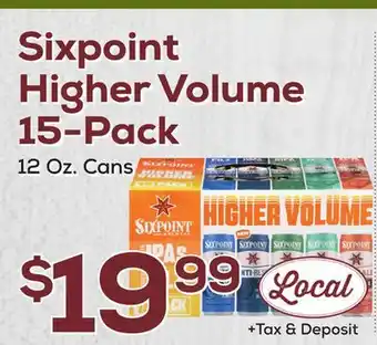 DeCicco & Sons Sixpoint Higher Volume 15-Pack offer