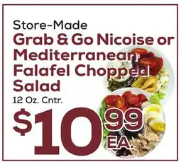 DeCicco & Sons Grab & Go Nicoise or Mediterranean Falafel Chopped Salad offer