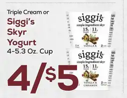 DeCicco & Sons Siggi's Skyr Yogurt offer