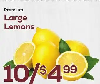 DeCicco & Sons Premium Large Lemons offer