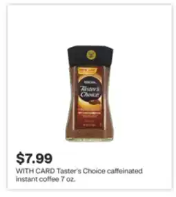 CVS Taster's Choice caffeinated instant coffee offer