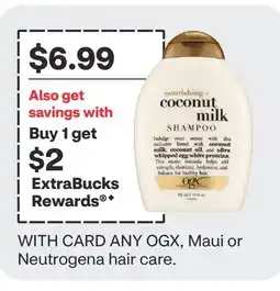 CVS ANY OGX, Maui or Neutrogena hair care offer