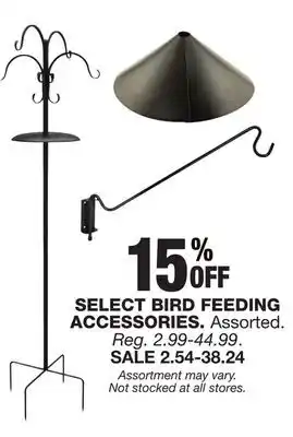 Blain's Farm & Fleet SELECT BIRD FEEDING ACCESSORIES offer