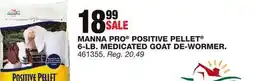 Blain's Farm & Fleet MANNA PRO POSITIVE PELLET 6-LB. MEDICATED GOAT DE-WORMER offer