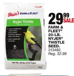 Blain's Farm & Fleet FARM & FLEET 20-LB. NY JER THISTLE SEED offer