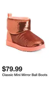 TJ Maxx Classic Mini Mirror Ball Boots offer