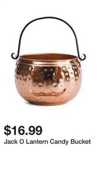 TJ Maxx Jack O Lantern Candy Bucket offer