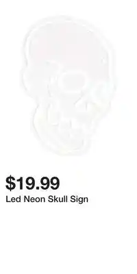 TJ Maxx Led Neon Skull Sign offer