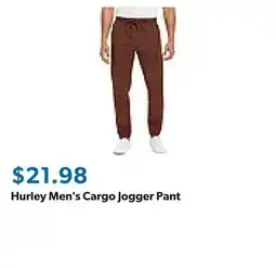 Sam's Club Hurley Men's Cargo Jogger Pant offer