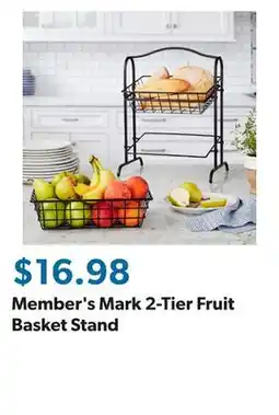 Sam's Club Member's Mark 2-Tier Fruit Basket Stand offer