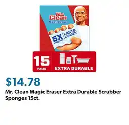 Sam's Club Mr. Clean Magic Eraser Extra Durable Scrubber Sponges 15ct offer