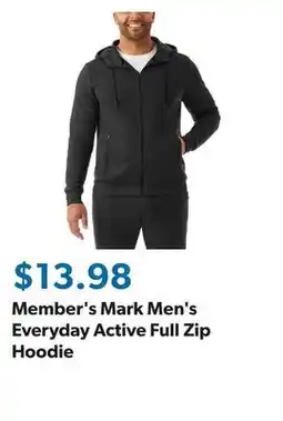 Sam's Club Member's Mark Men's Everyday Active Full Zip Hoodie offer