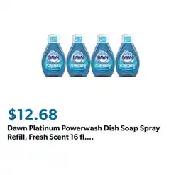 Sam's Club Dawn Platinum Powerwash Dish Soap Spray Refill, Fresh Scent 16 fl. oz., 4 ct offer