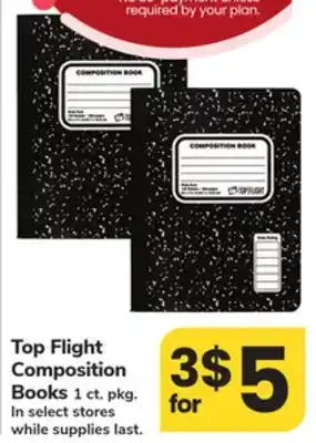 ACME Top Flight Composition Books offer