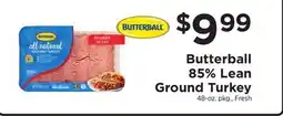 ShopRite 85% Lean Ground Turkey offer