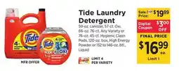 ShopRite Laundry Detergent offer