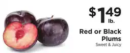 ShopRite Red or Black Plums offer