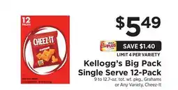 ShopRite Big Pack Single Serve 12-Pack offer