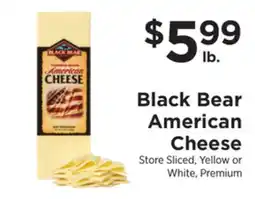 ShopRite Black Bear American Cheese offer