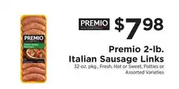 ShopRite 2-lb. Italian Sausage Links offer