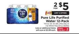 ShopRite Purified Water 12-Pack offer