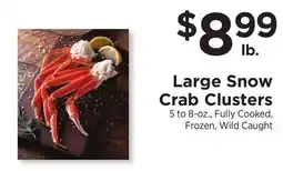 ShopRite Large Snow Crab Clusters offer
