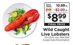 ShopRite Wild Caught Live Lobsters offer