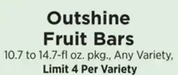 ShopRite Fruit Bars offer