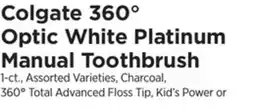 ShopRite 360° Optic White Platinum Manual Toothbrush offer