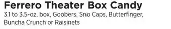 ShopRite Theater Box Candy offer