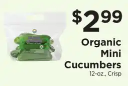 ShopRite Organic Mini Cucumbers offer