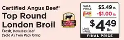 ShopRite Top Round London Broil offer