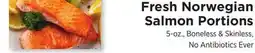 ShopRite Fresh Norwegian Salmon Portions offer