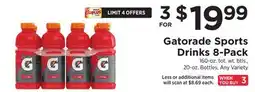 ShopRite Sports Drinks 8-Pack offer