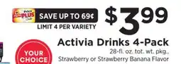 ShopRite Drinks 4-Pack offer