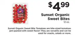 ShopRite Organic Sweet Bites offer