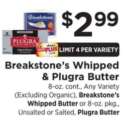 ShopRite Whipped & Plugra Butter offer
