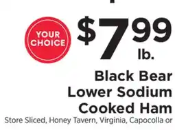 ShopRite Lower Sodium Cooked Ham offer