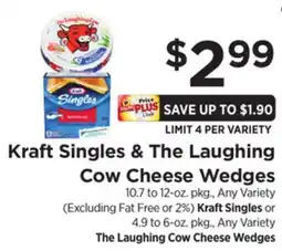 ShopRite Singles & Cheese Wedges offer