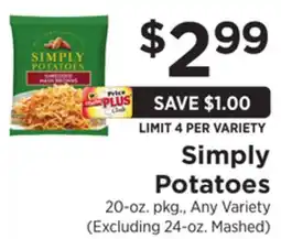 ShopRite Simply Potatoes offer