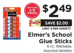 ShopRite School Glue Sticks offer