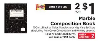 ShopRite Marble Composition Book offer