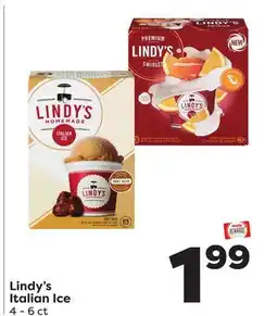 Weis Markets Lindy's Italian Ice offer