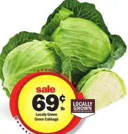 Meijer Locally Grown Green Cabbage offer